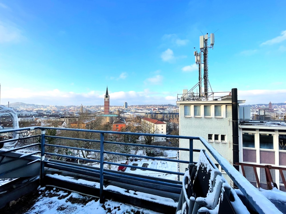 Ausblick Nordbalkon Winter