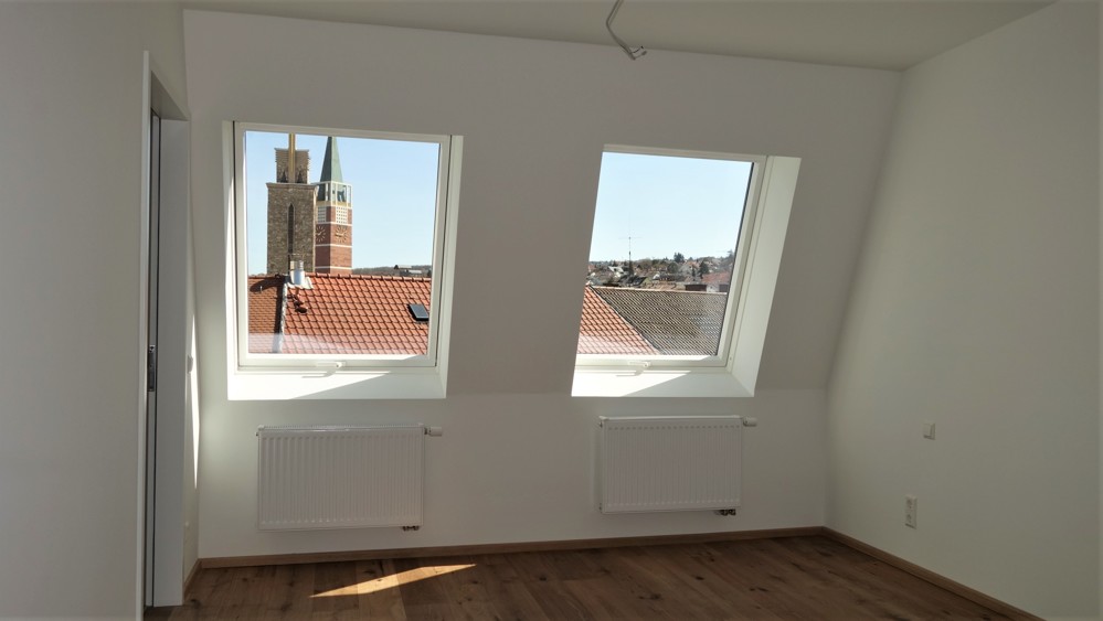 Schlafzimmer mit Ausblick