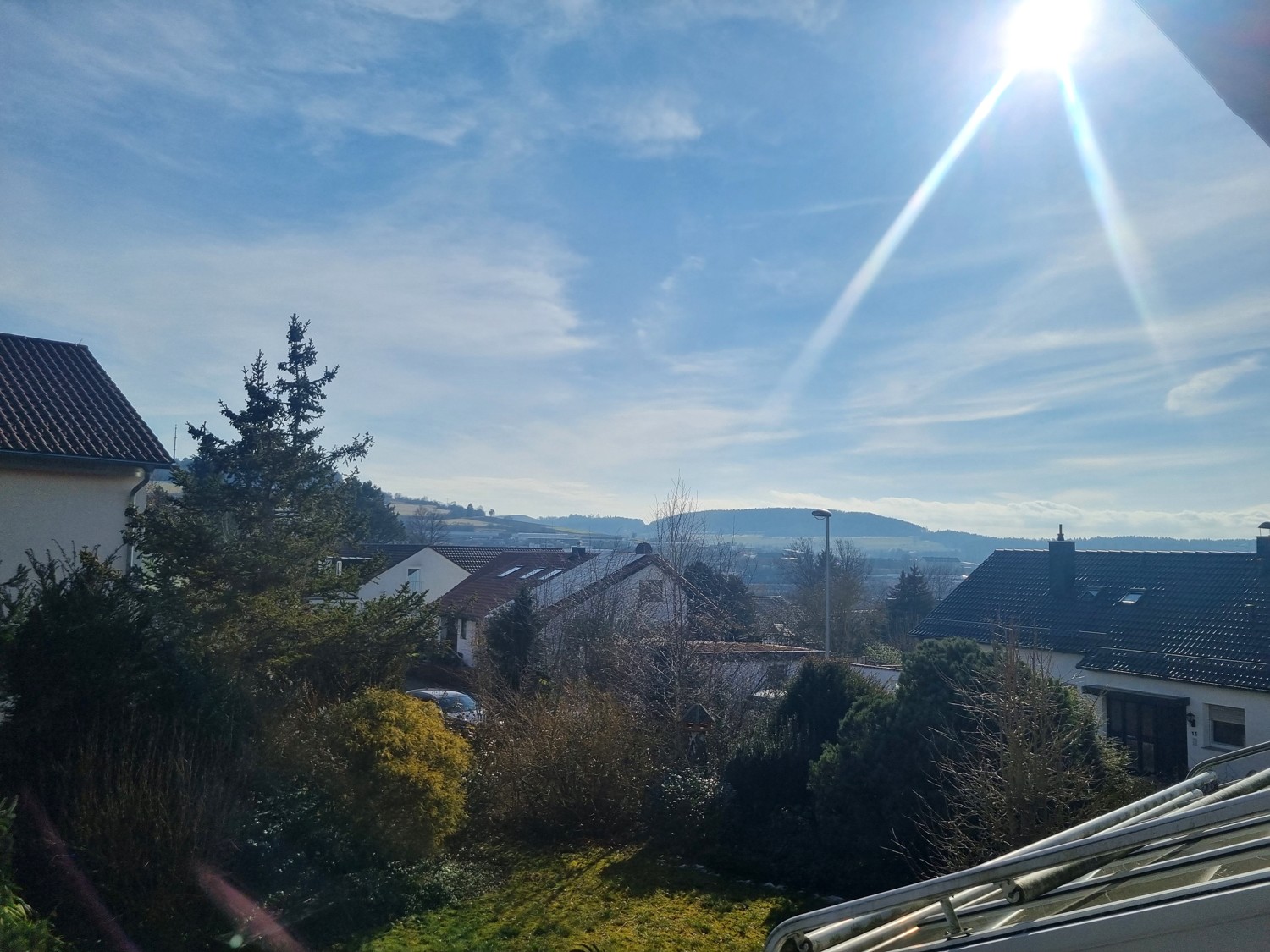 Ausblick Balkon