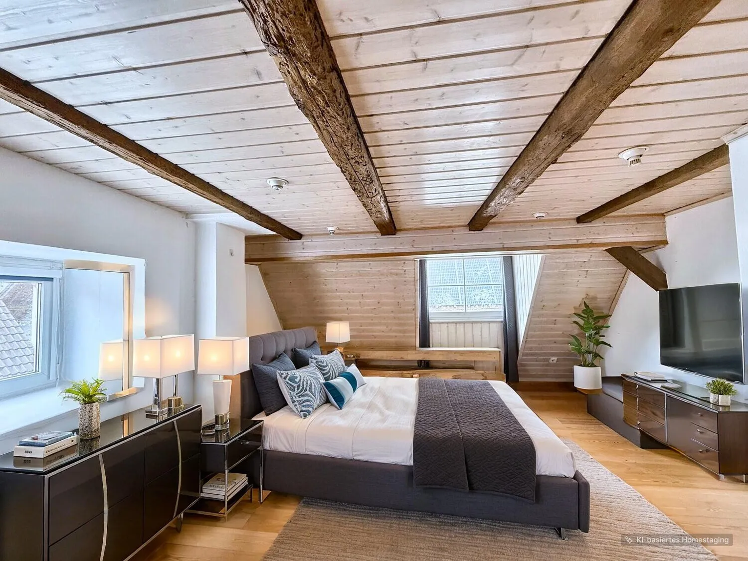 Schlafzimmer DG mit KI