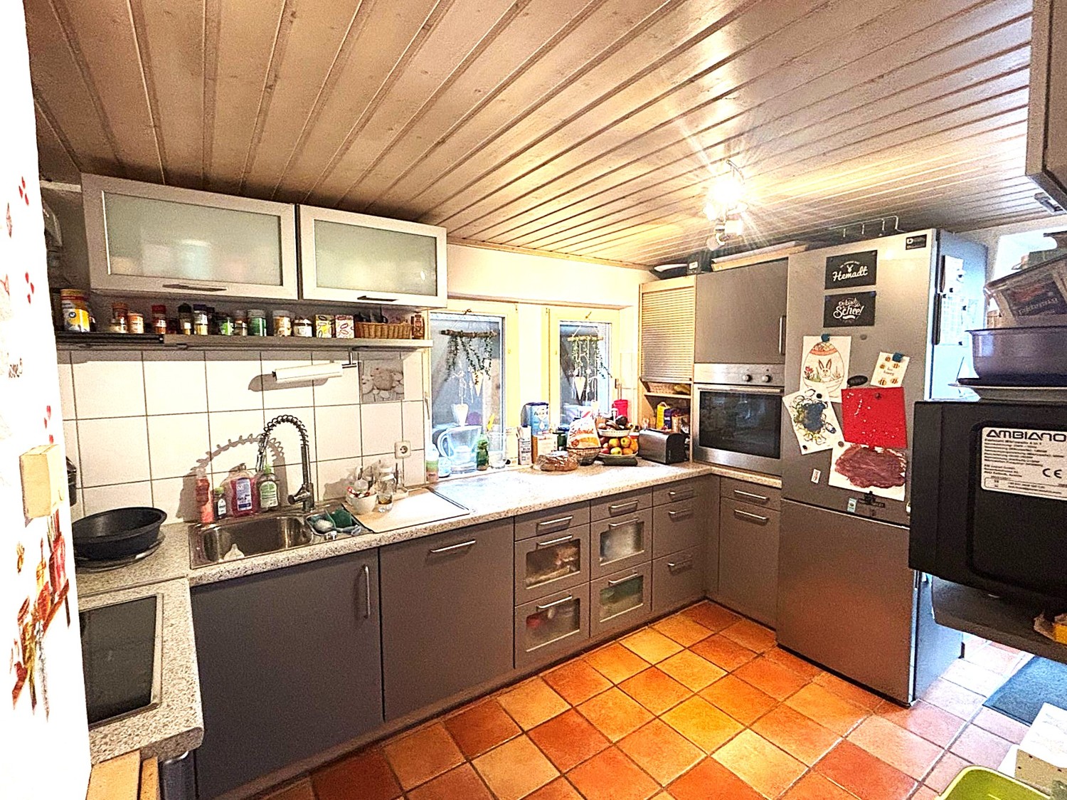 Einbauküche OG mit Terrassenzugang