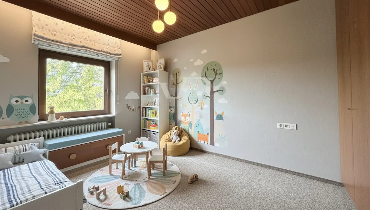 Zimmer OG mit KI möbliert