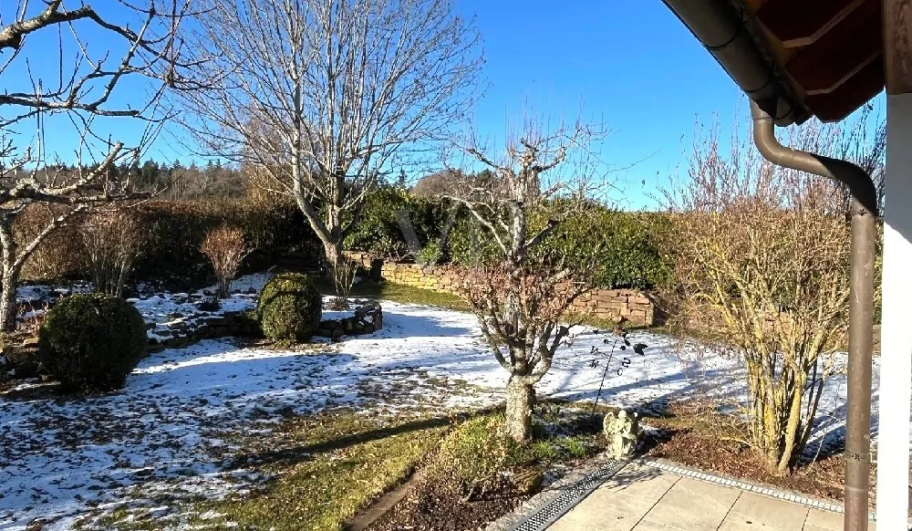 Gartenlandschaft mit Terrasse