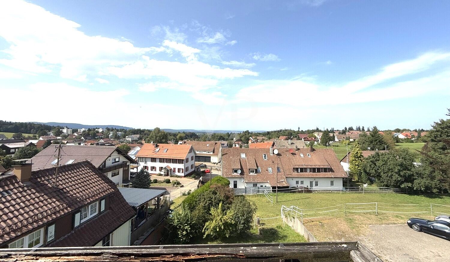 Ausblick vom Balkon