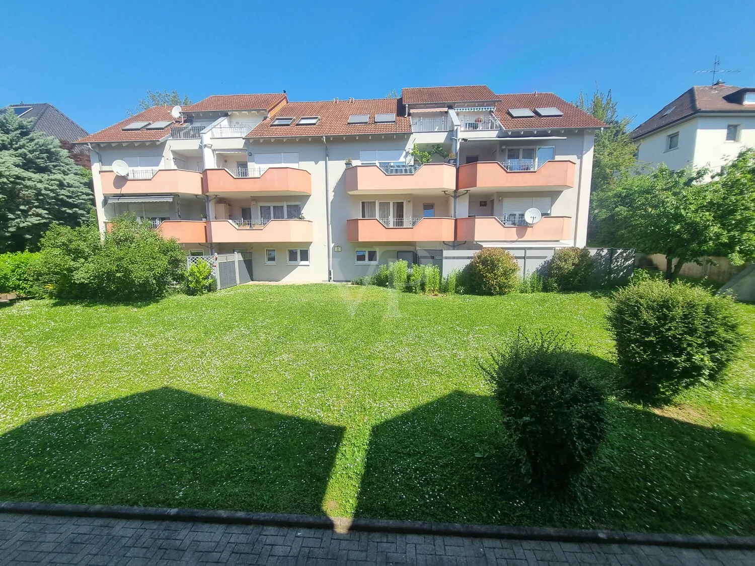 Blick von Schlafzimmer