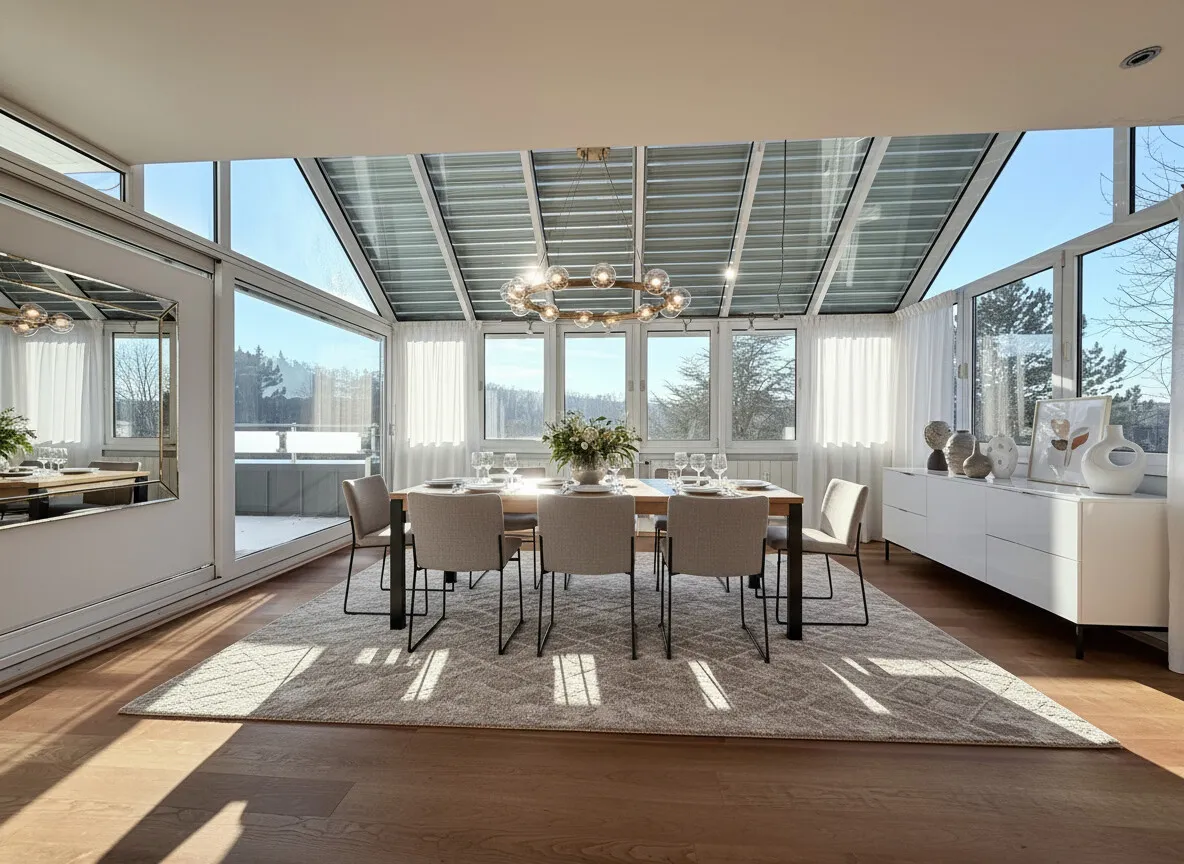 Penthouse with panoramic views and conservatory - Rodgebiet