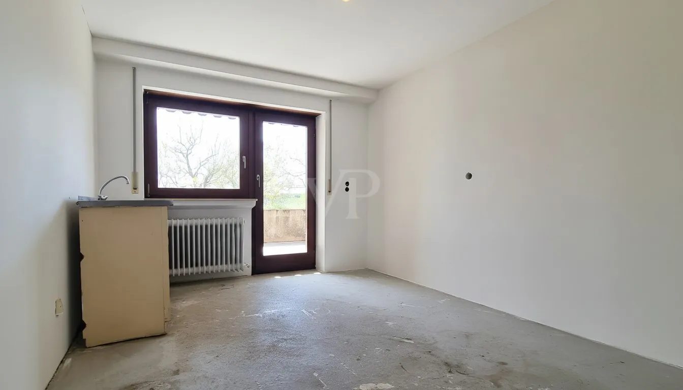 Küche UG mit Zugang zur Terrasse