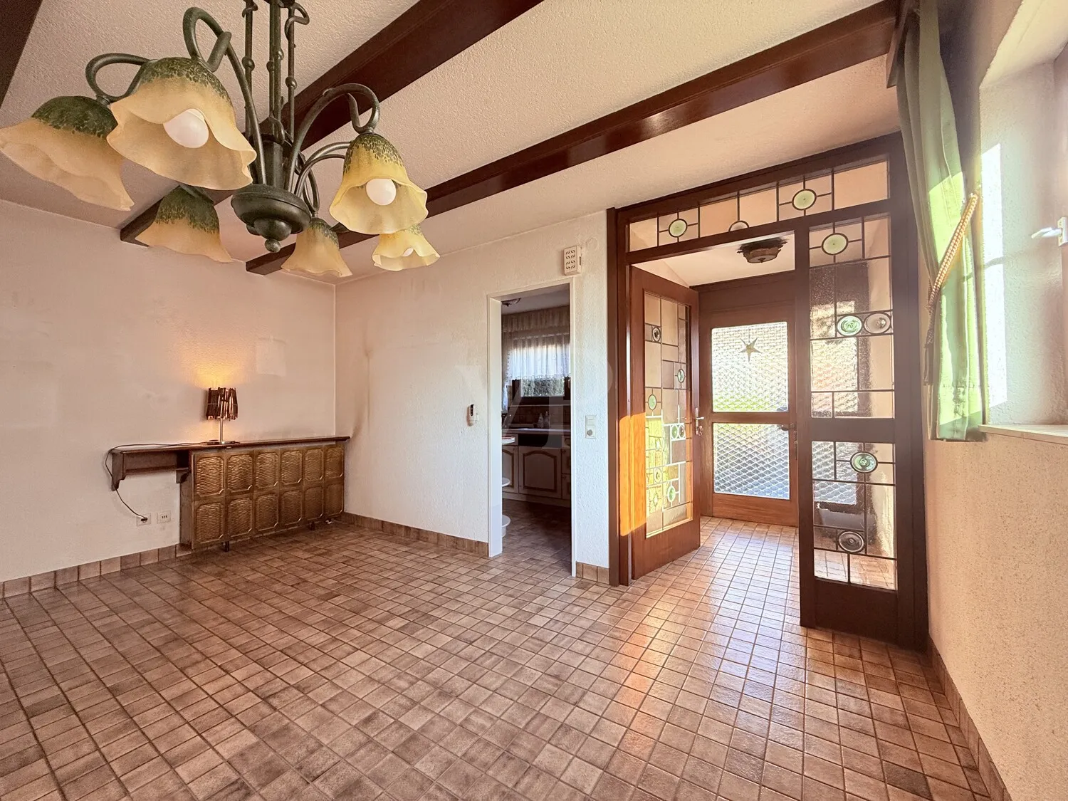 Eingangsbereich von innen