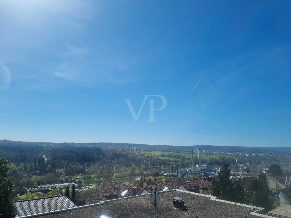 Aussicht vom Balkon