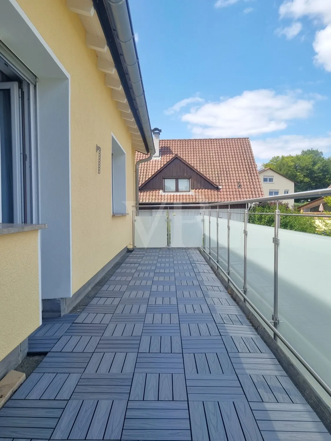 Großzügiger Balkon
