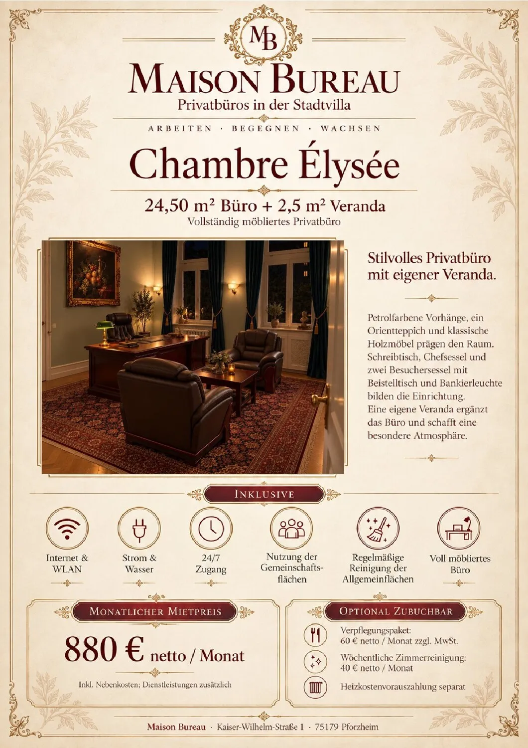 Raum: Cabinet Bellevue (KI MODIFIZIERT)