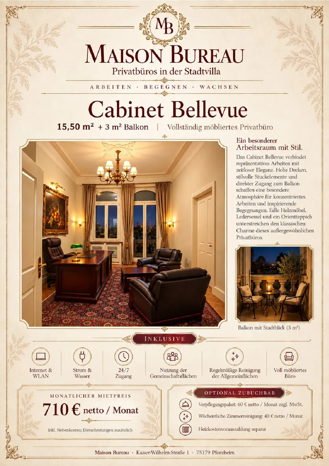 Raum: Cabinet Bellevue (KI MODIFIZIERT)
