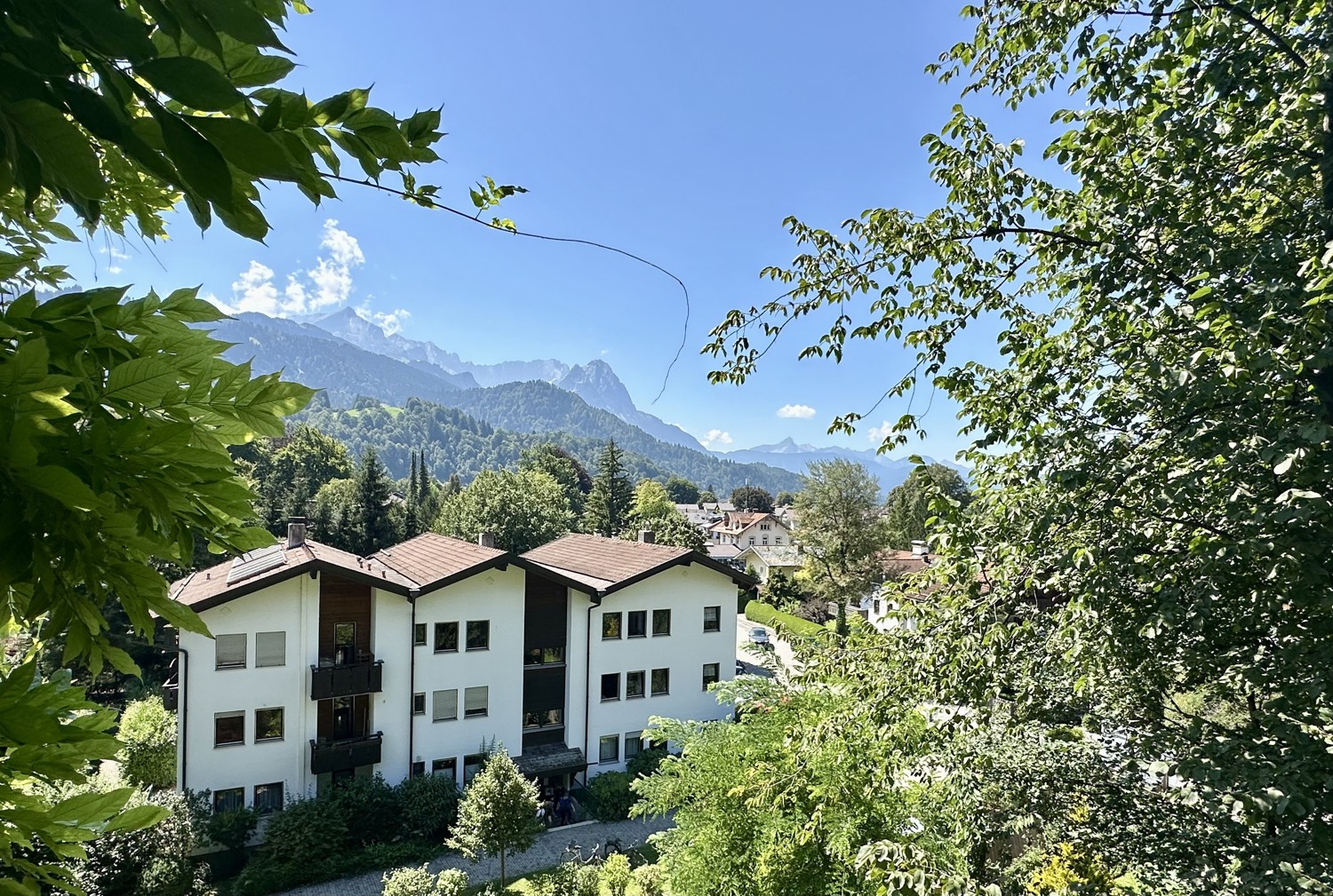 Ausblick vom Schlafzimmer