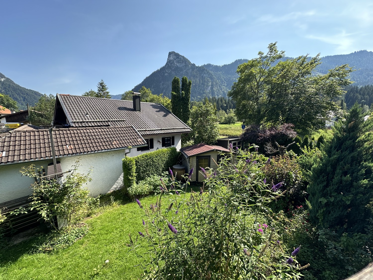 Ausblick vom Balkon