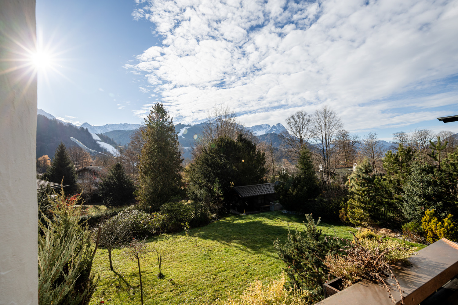 Ausblick Balkon