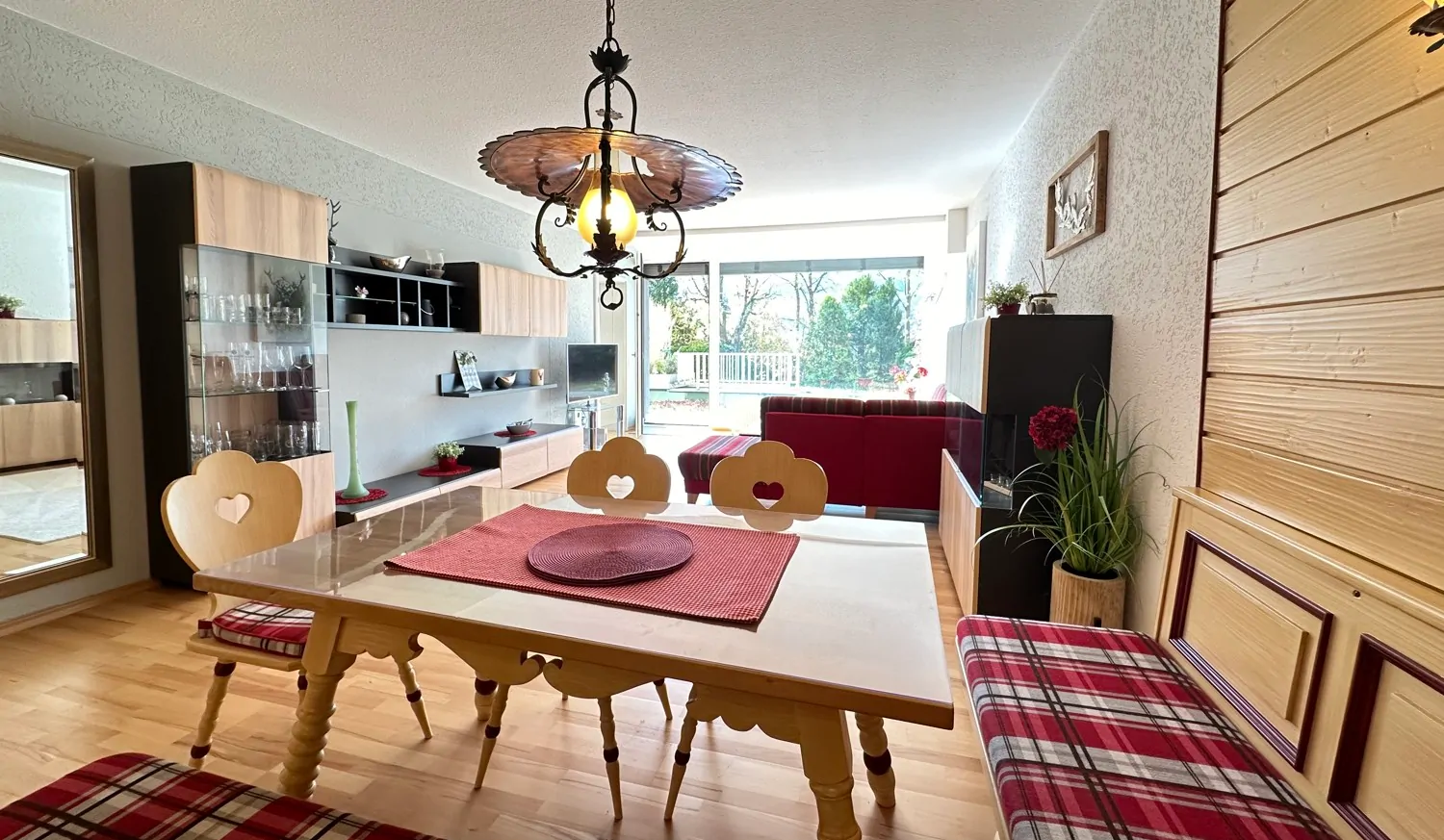 Essplatz mit Aussicht