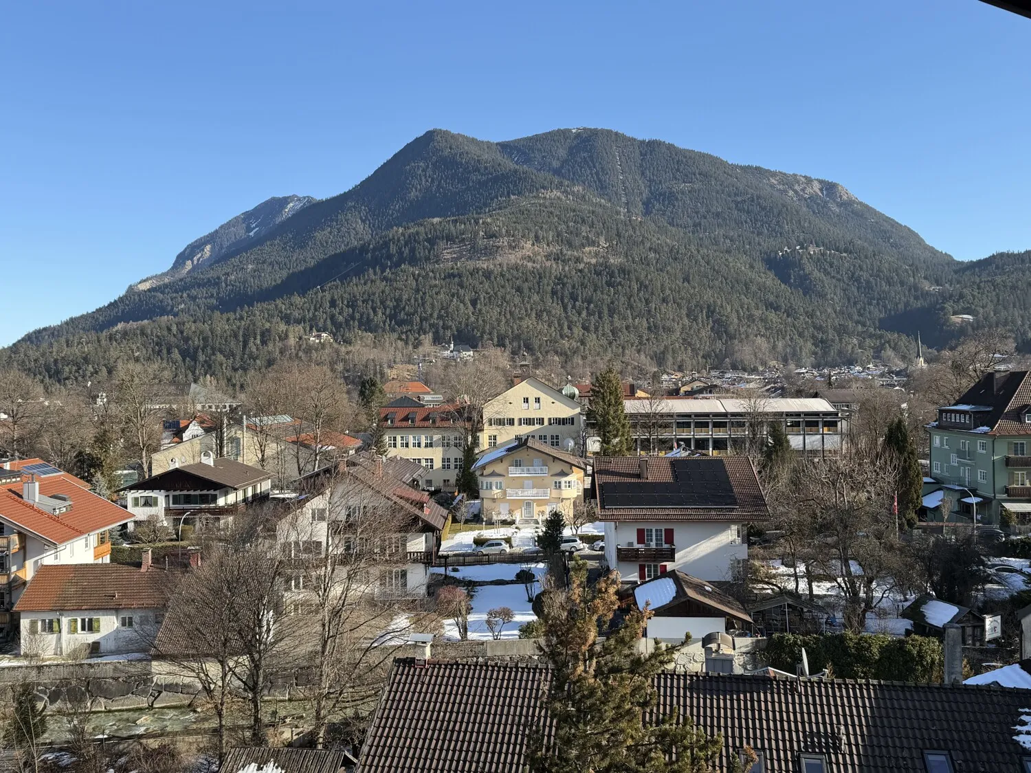Blick vom Schlafzimmer