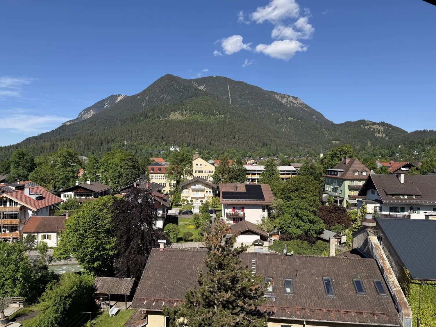 Blick vom Schlafzimmer