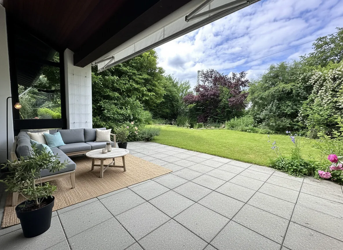 Freisitz im Grünen (KI)