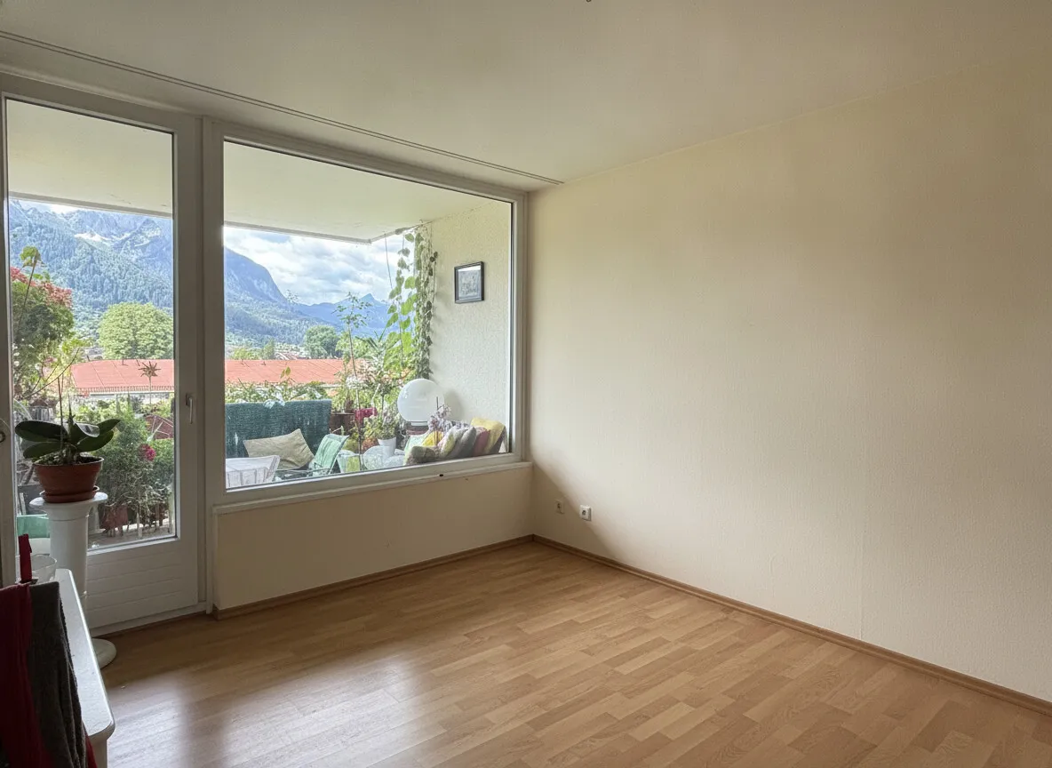 Klein und fein – vermietetes Appartement mit Bergblick, zentrumsnah
