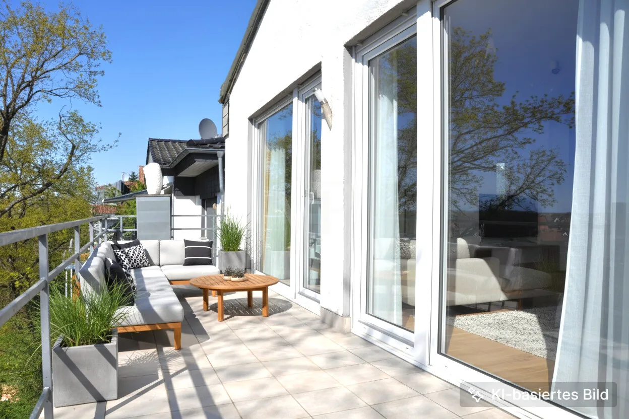 Balkon Möblierungsbeispiel