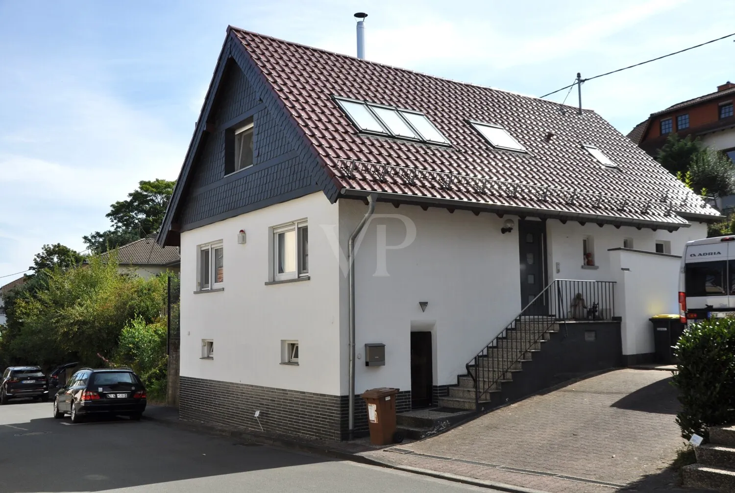 Hausansicht von der Straße