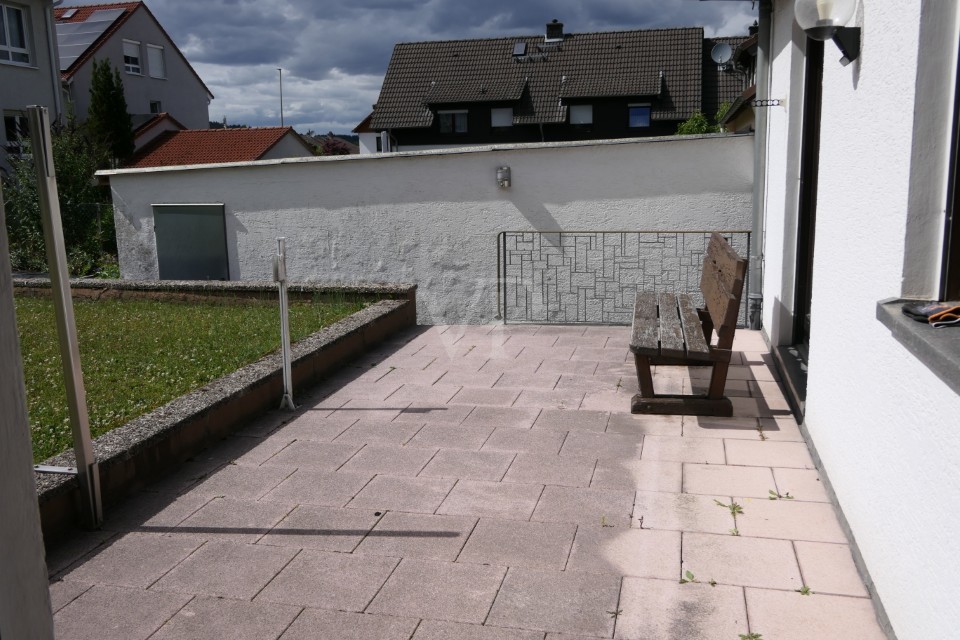 Terrasse in Süd/West Lage