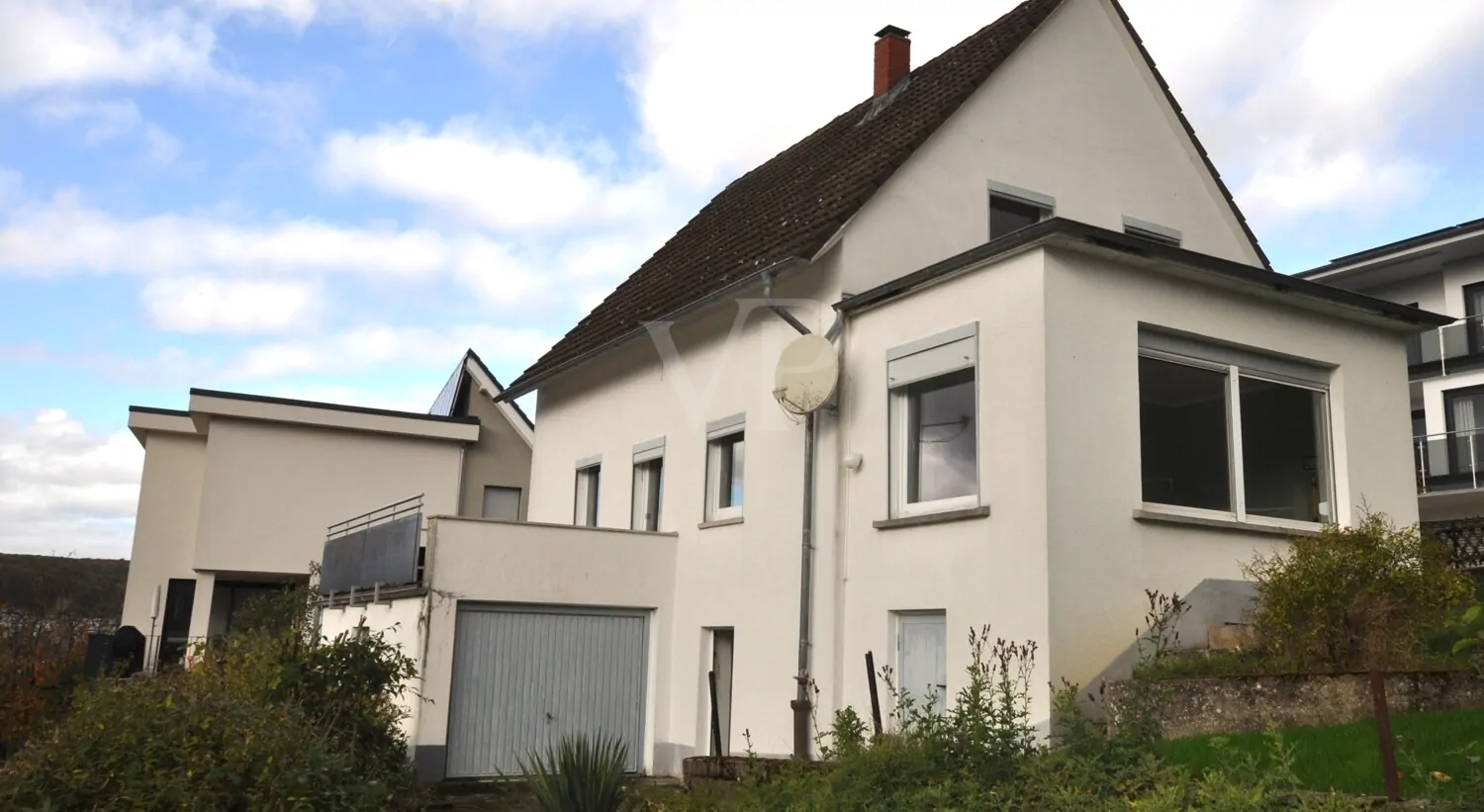 Ansicht des Hauses vom Garten