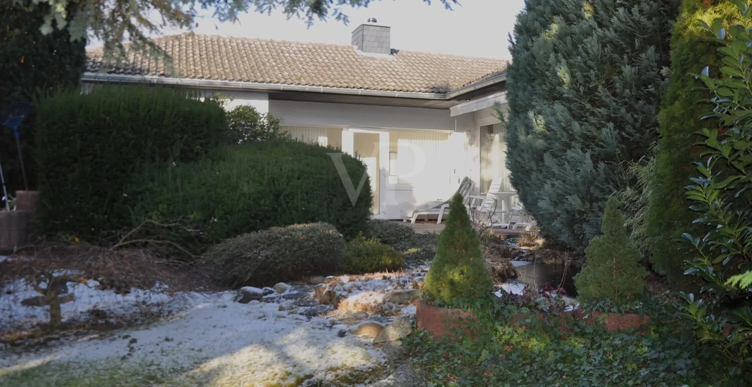 Blick vom Garten aus