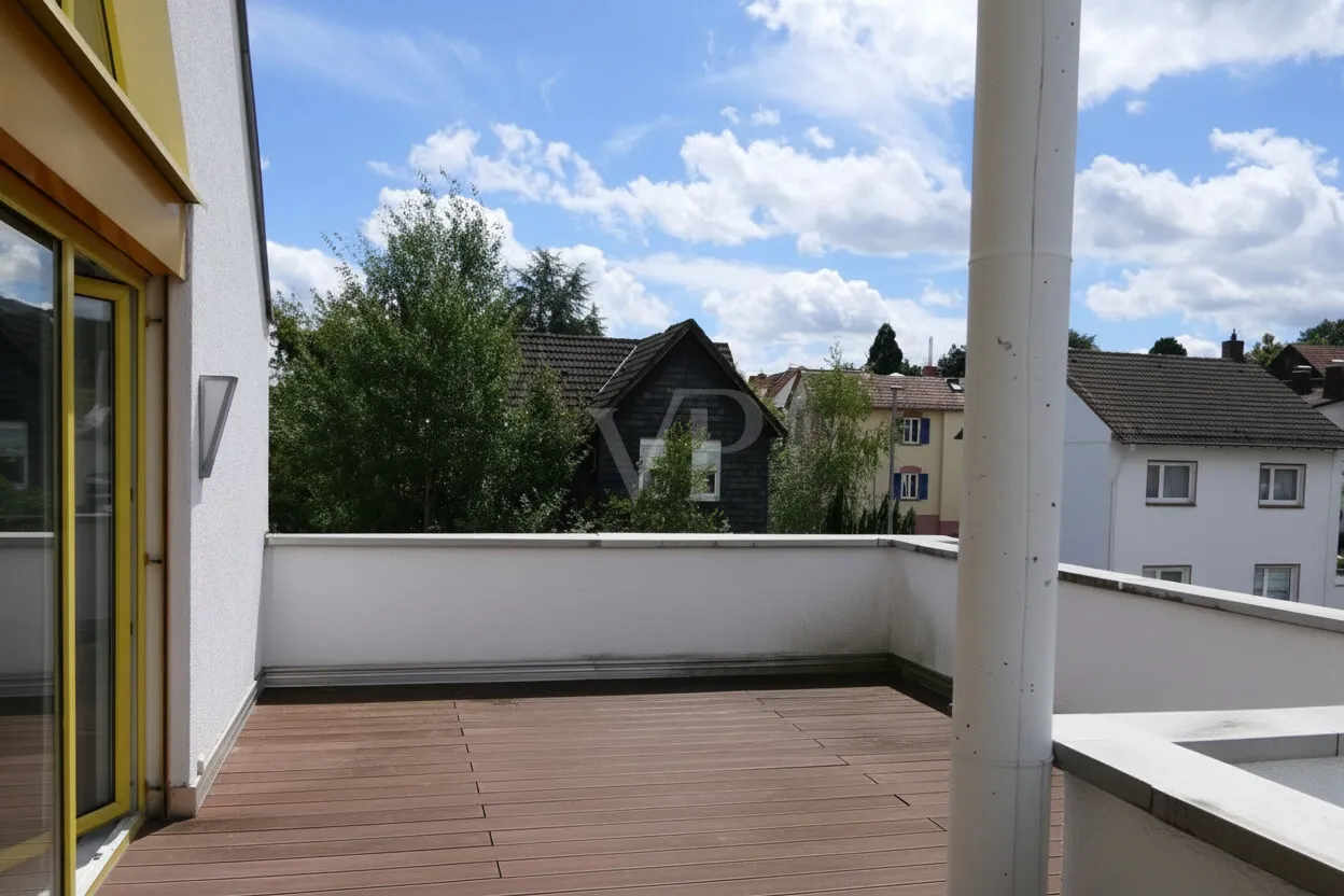 Terrasse in Süd/West Lage