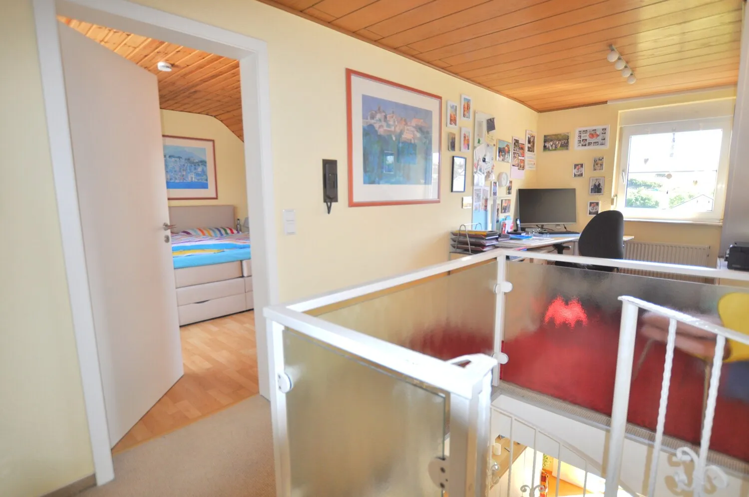 Galerie mit Blick Richtung SZ
