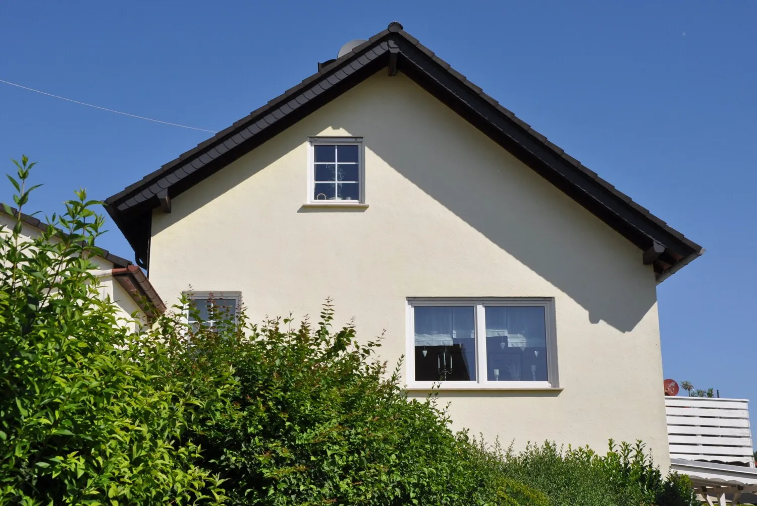 Rückwärtiger Hausanbau