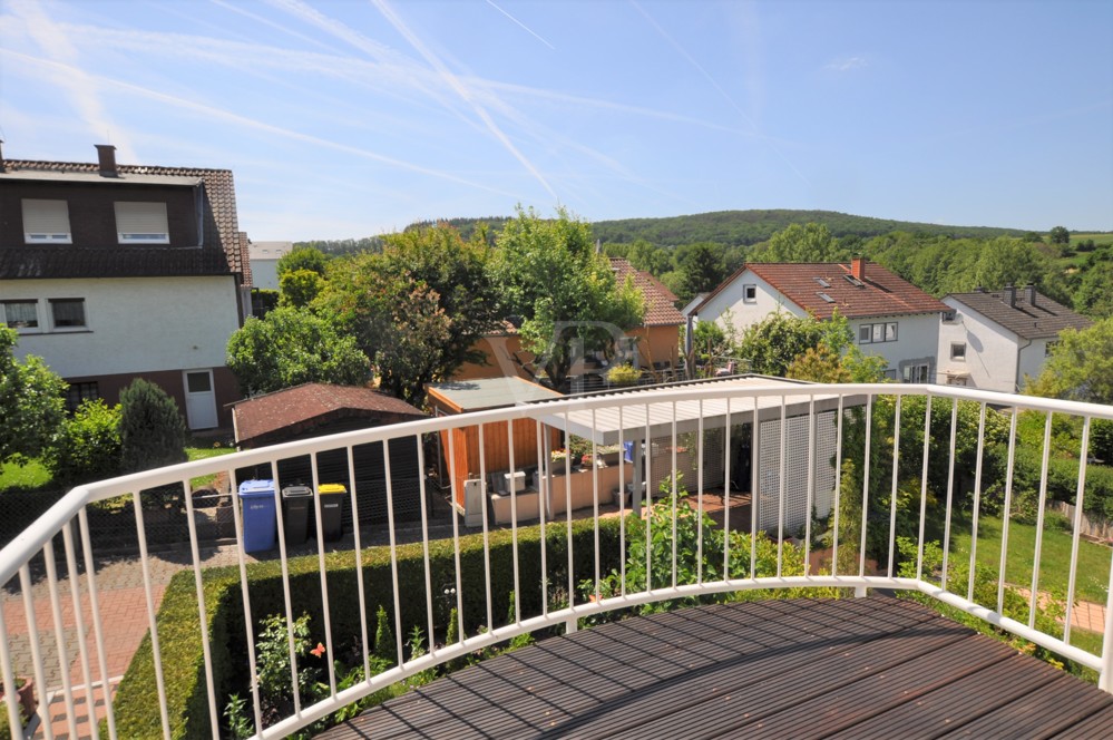 Blick vom oberen Balkon