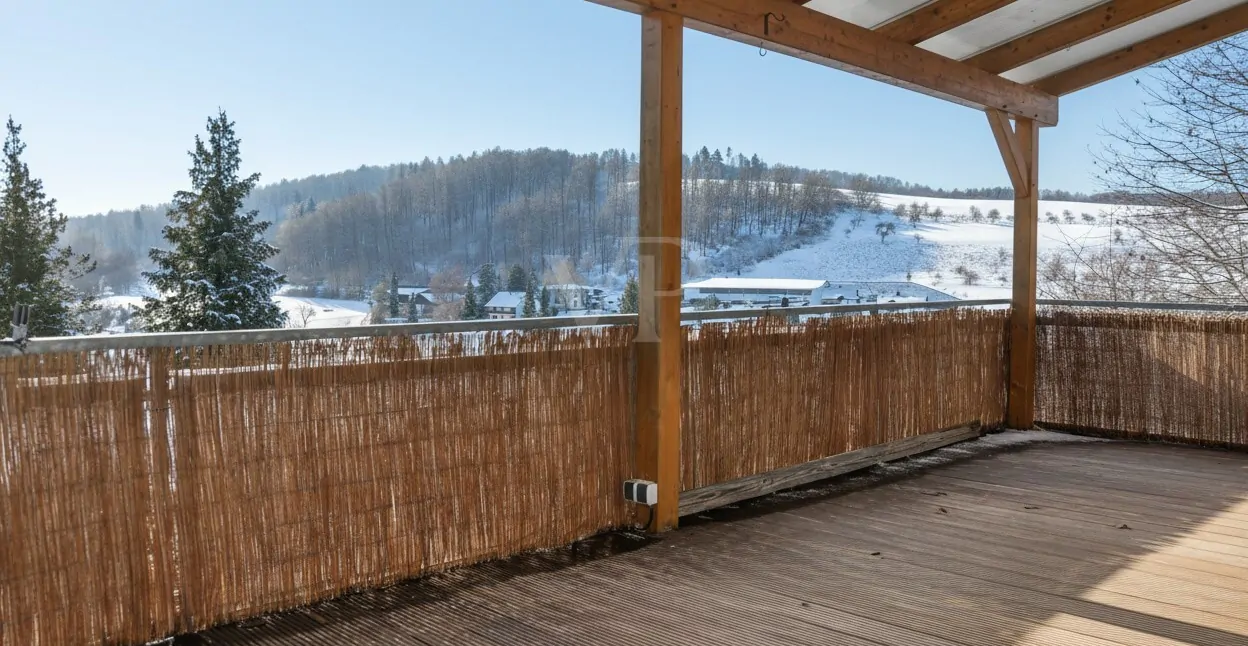 Überdachte Terrasse