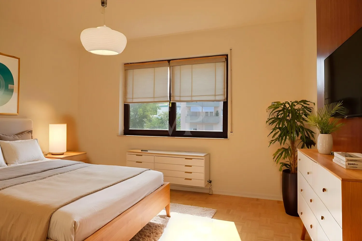 Schlafzimmer (Wohnbeispiel)