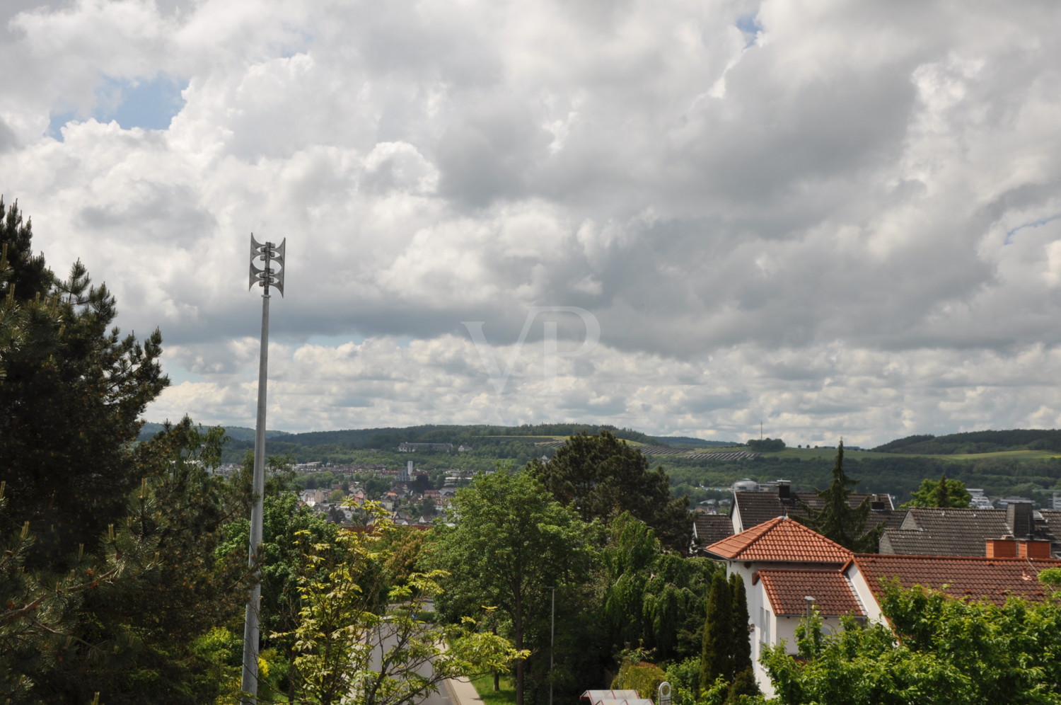 vom Balkon