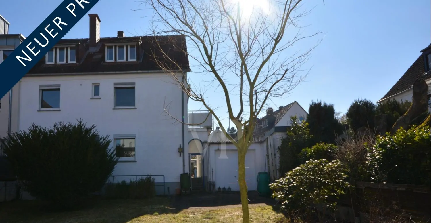 Grundstück mit großem Gartenanteil