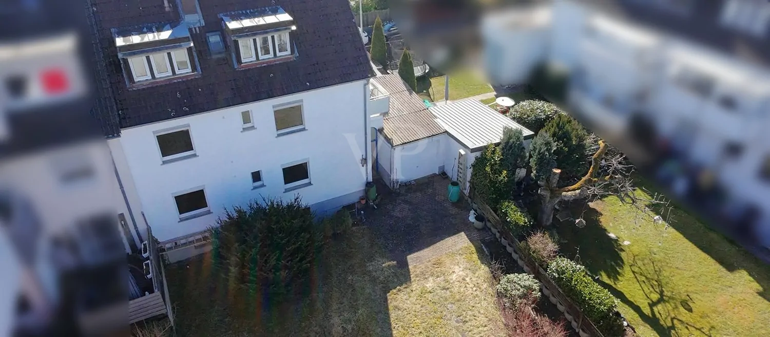 Luftansicht gartenseitig