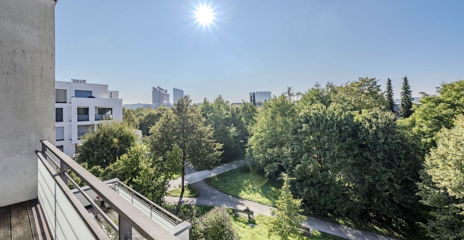 Aussicht ins Grüne