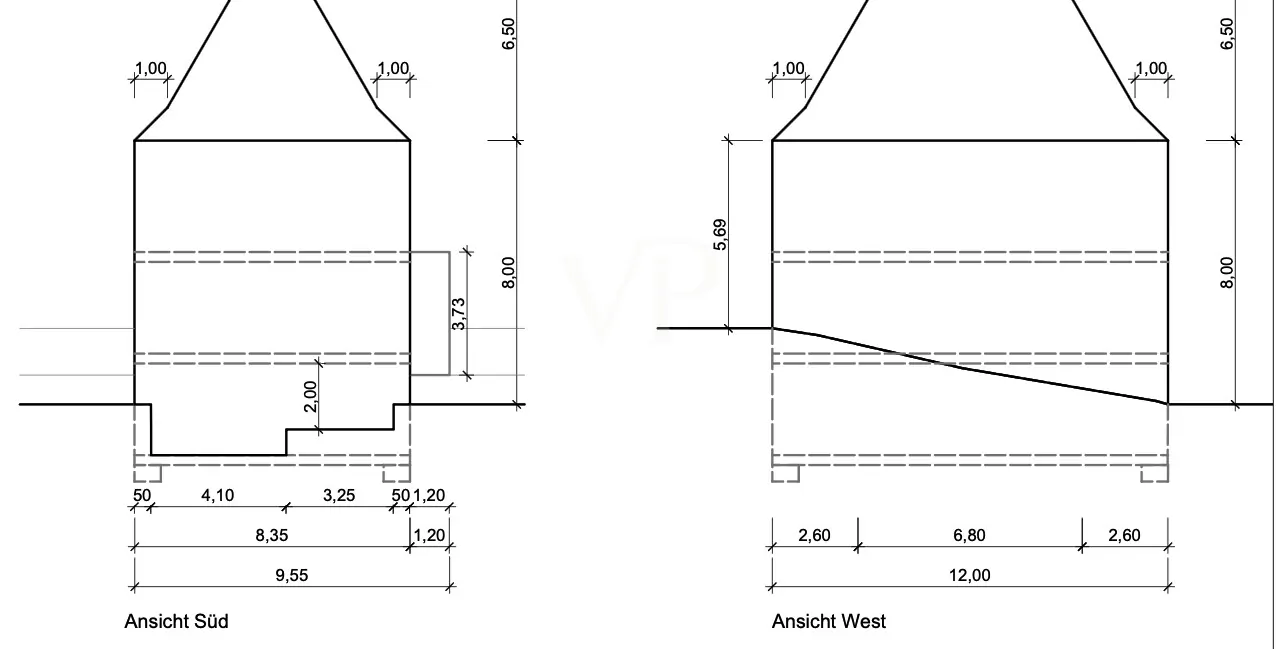 Neubauvorschlag: Ansicht