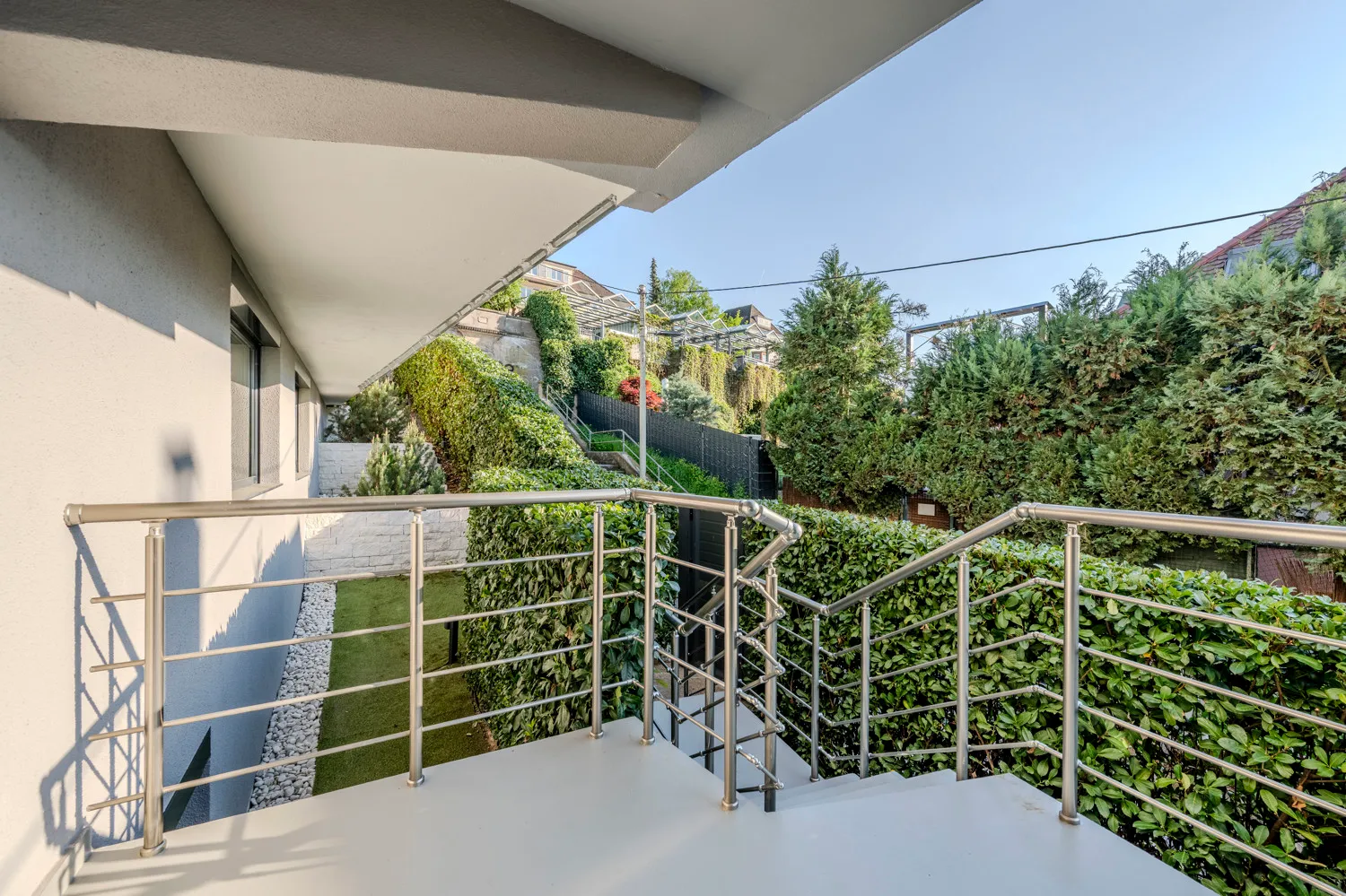 Zugang untere Wohnebene