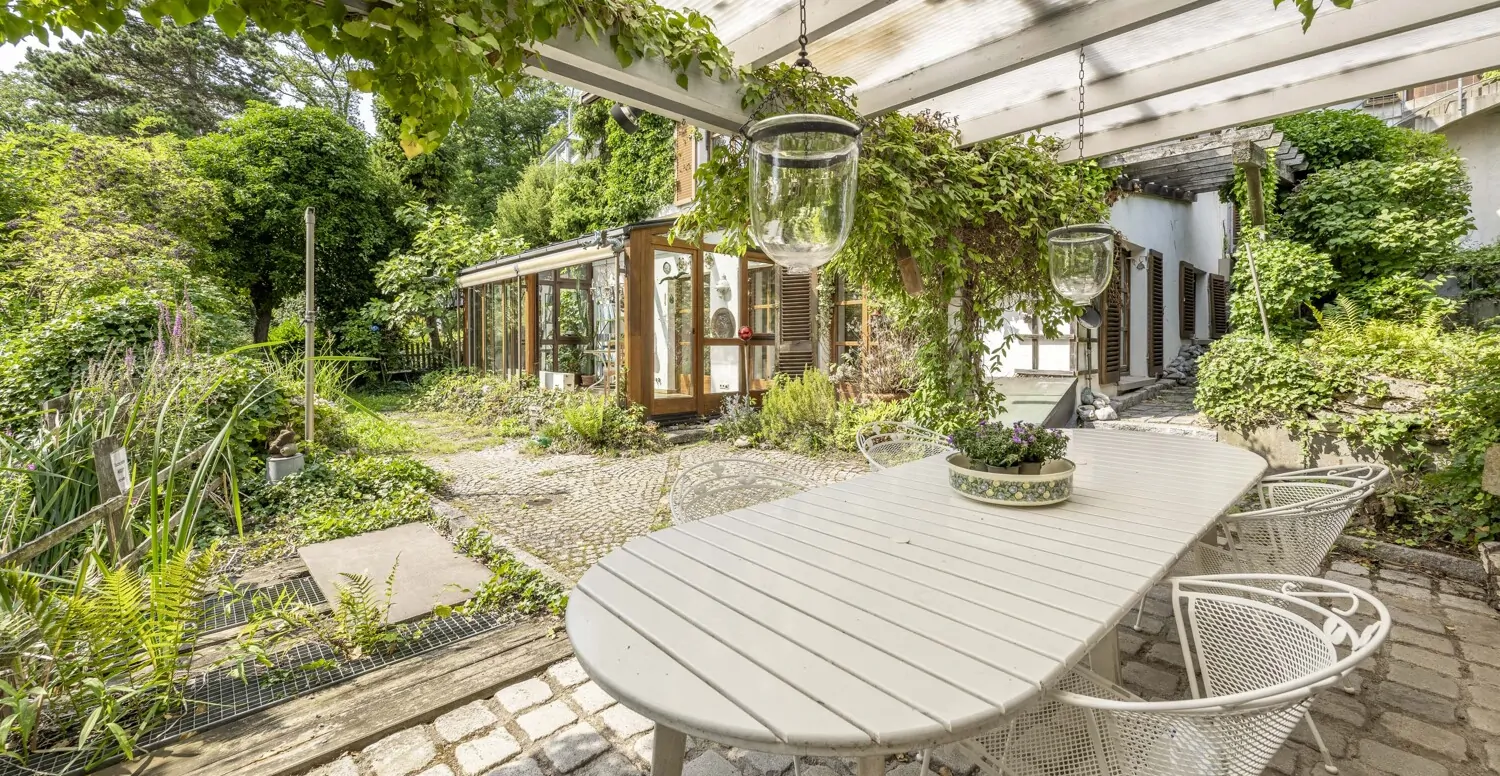 Überdachte Terrasse