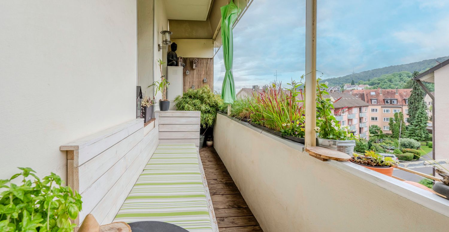 Loggia für entspannte Stunden im Freien