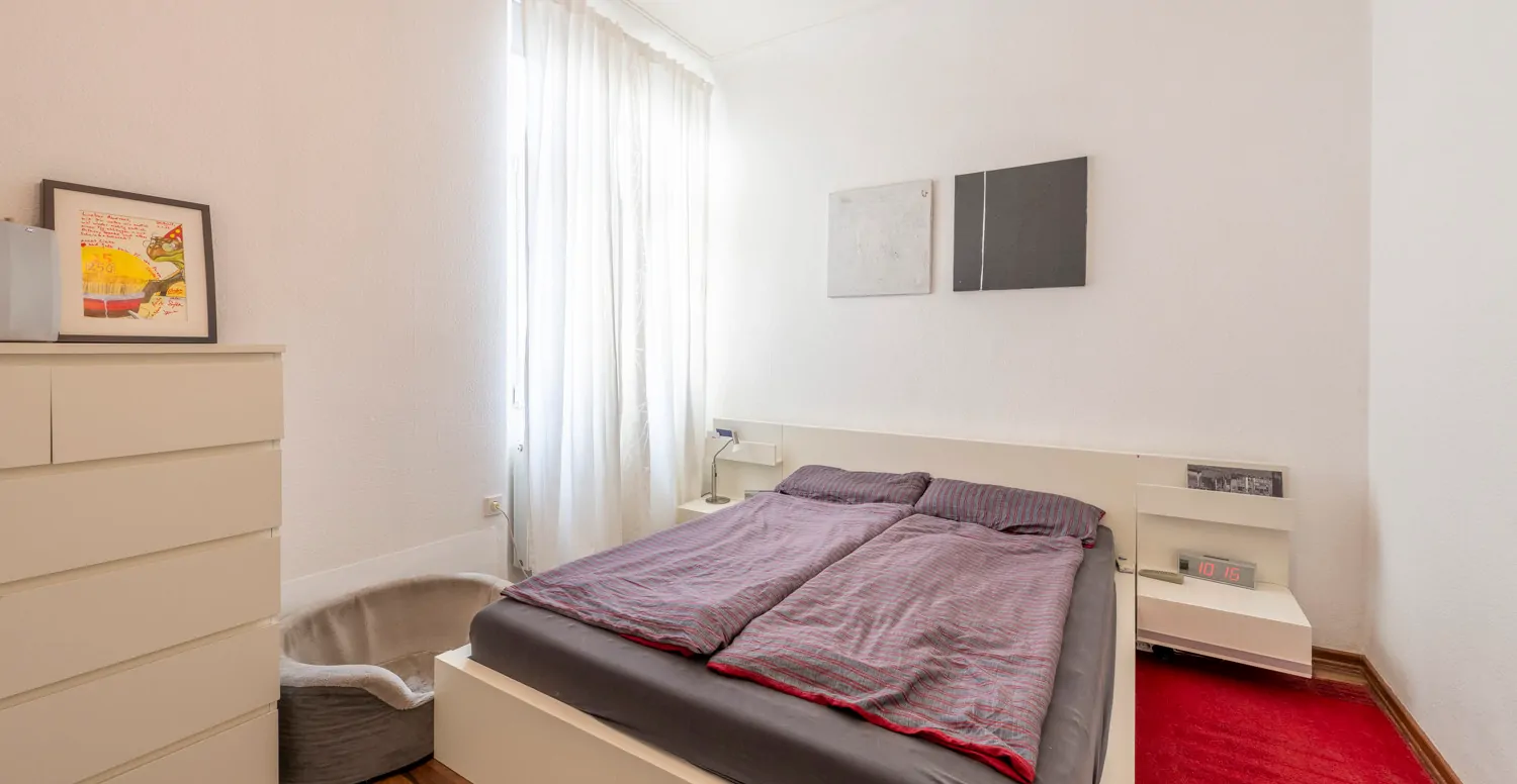 Schlafzimmer mit Ruhe und Rückzug