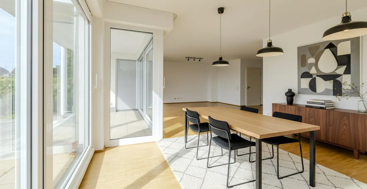 Esszimmer KI Staging