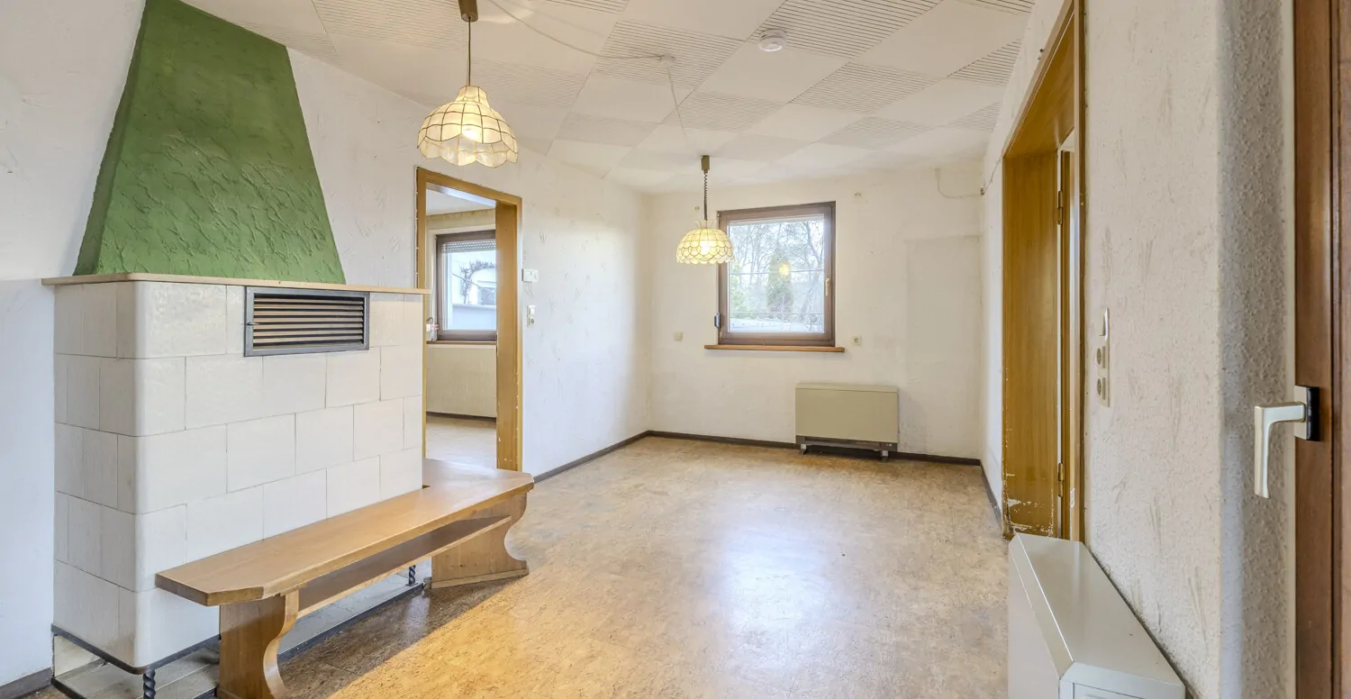 Kaminofen im Wohnbereich