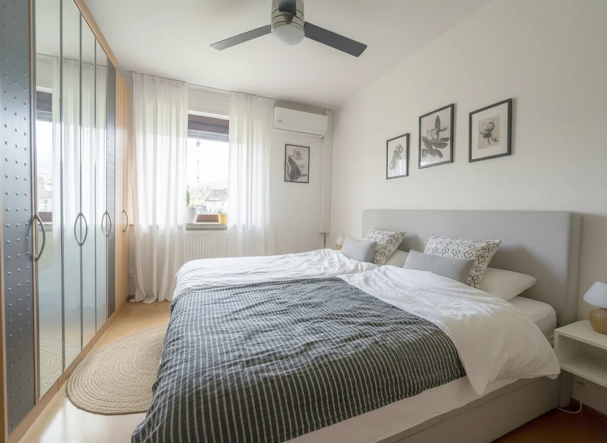 Schlafzimmer EG (digitales Staging)