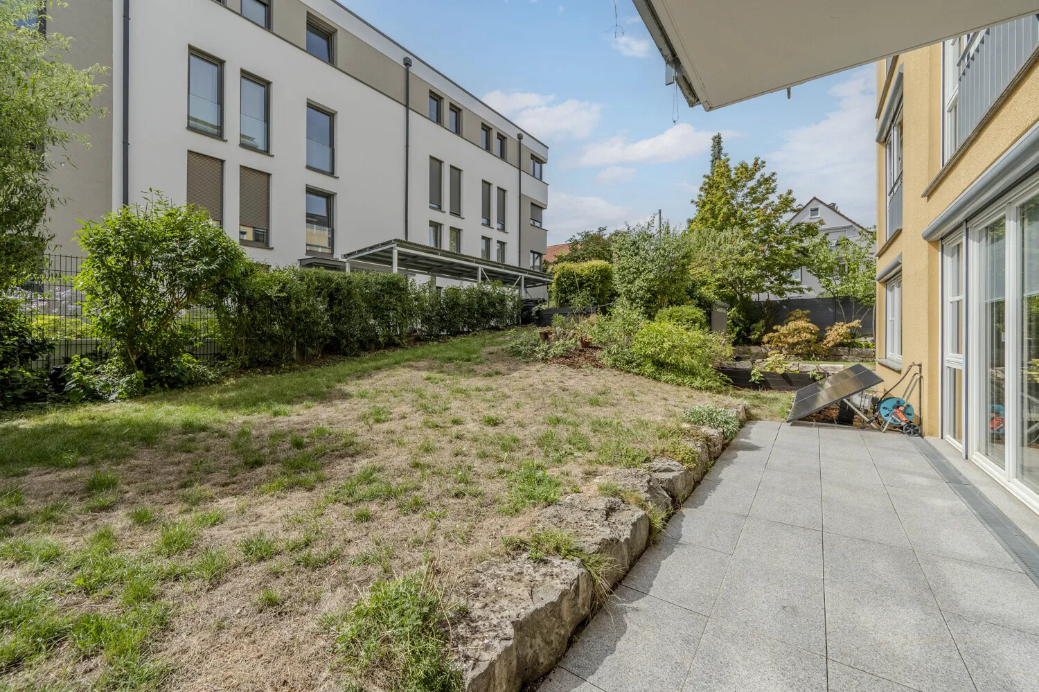 Ausblick in den Garten