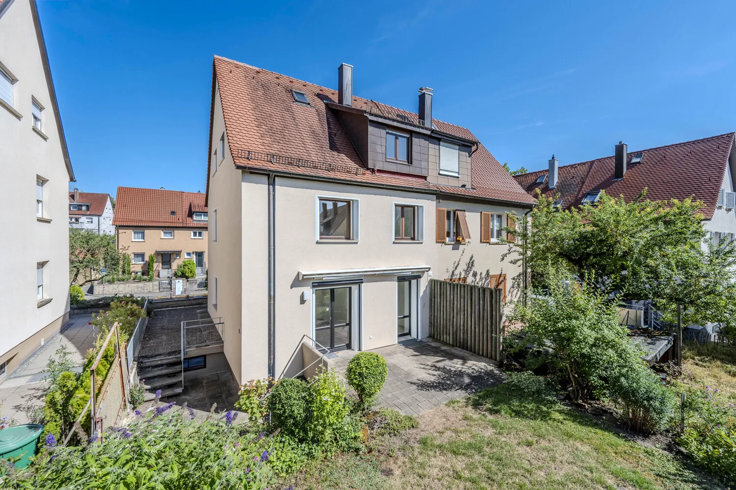 Haus Gartenansicht