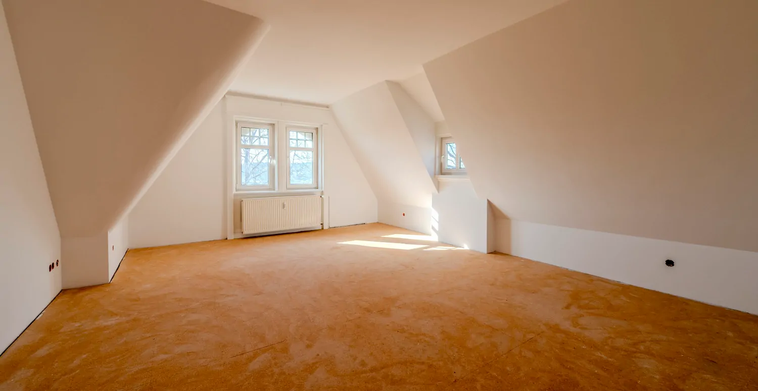 Innenaufnahme Dachgeschoss